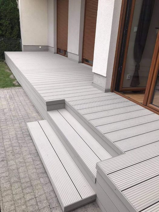 Budowa tarasów z deski kompozytowej, taras kompozytowy, deski tarasowe