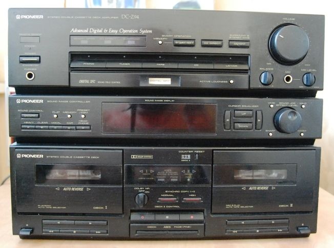 Винтажный двухкассетный аудиокомплекс PIONEER DC-Z94 Japan