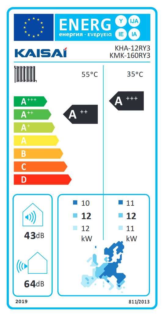 POMPA CIEPŁA KAISAI SPLIT 12kW KHA-12RY3B (Dofinansowanie !!)