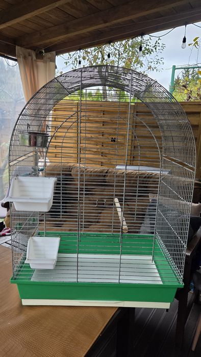 Duża klatka dla ptaszków, papugi, kanarka