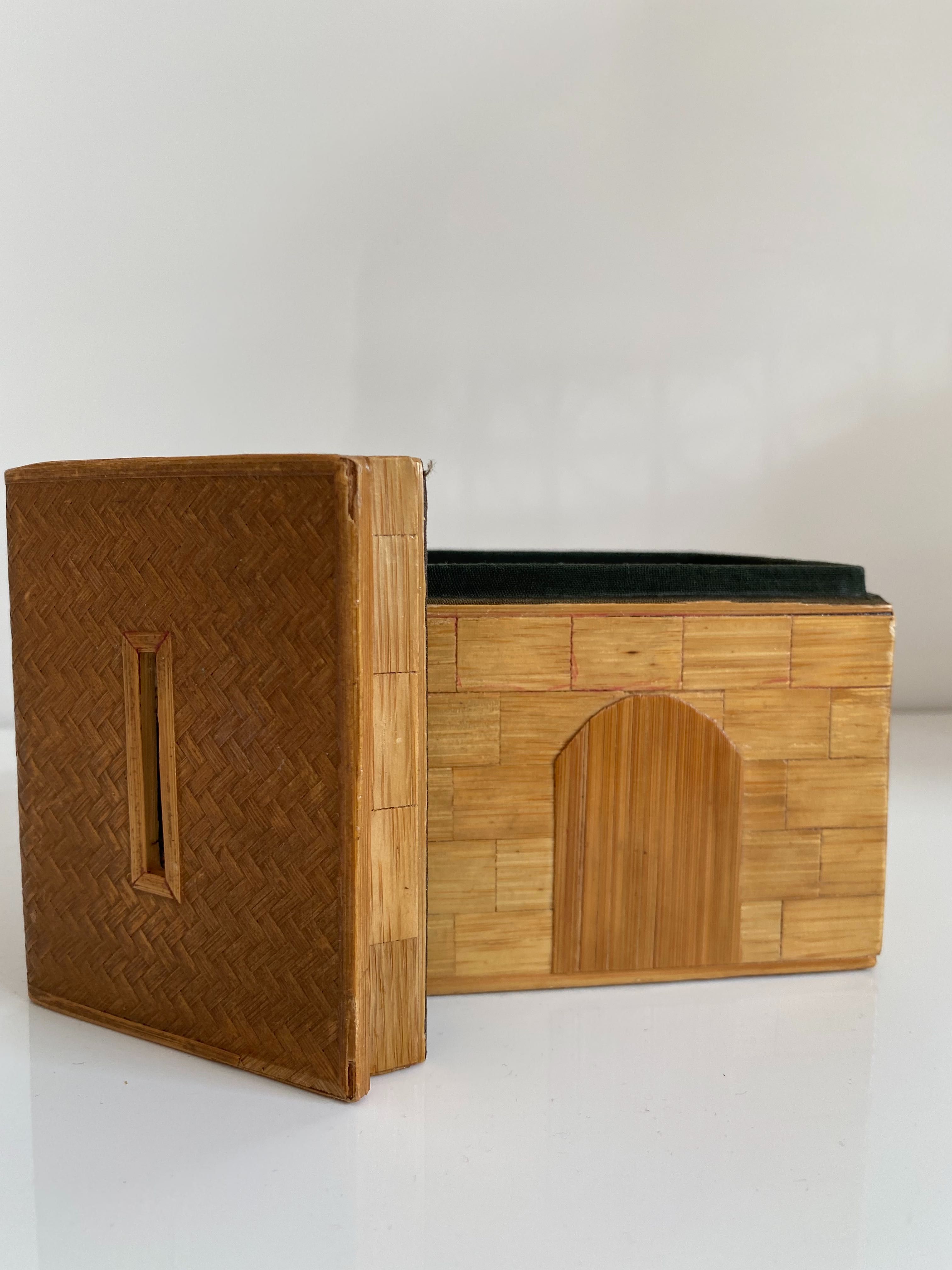 skarbonka domek pojemnik, pudełko drewniane