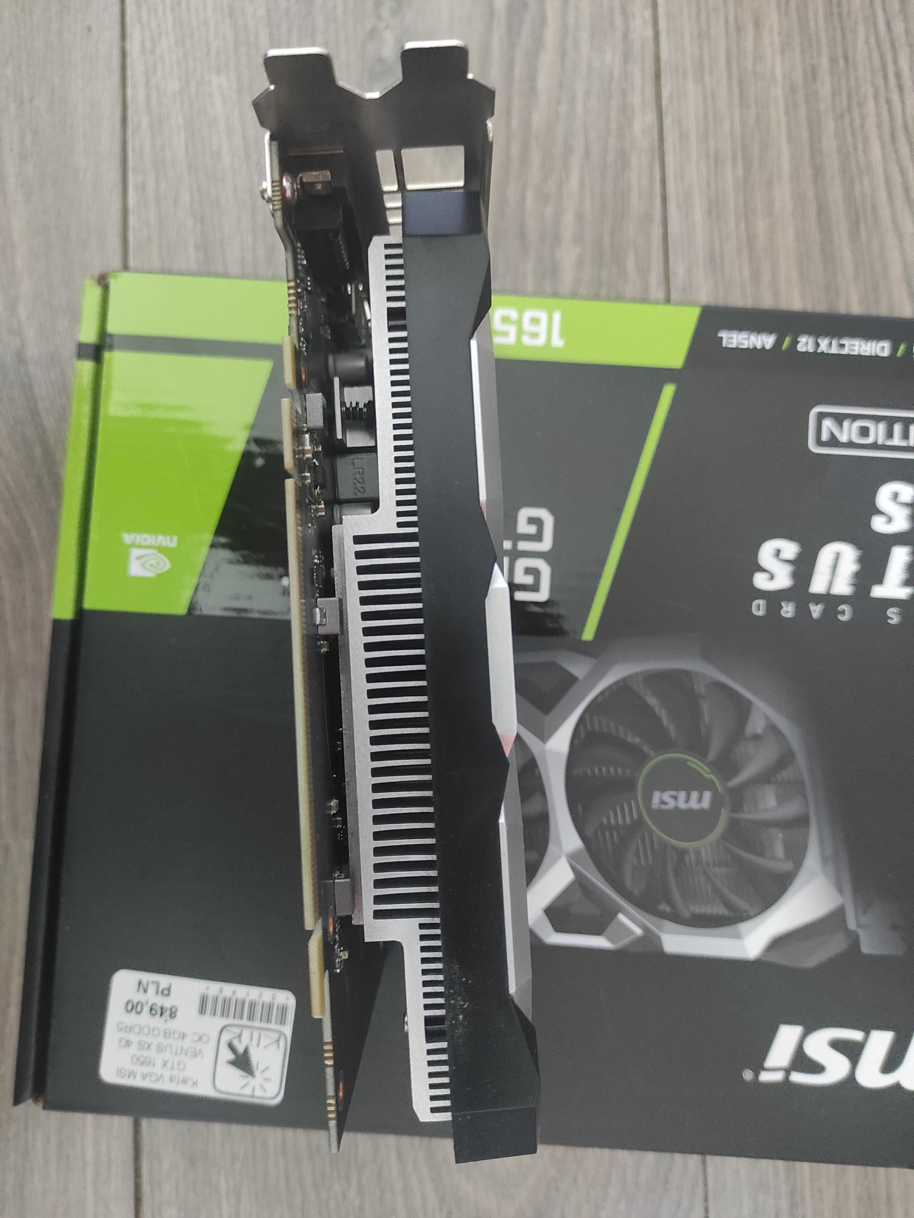 Karta graficzna MSI GEFORCE GTX 1650 VENTUS XS 4G OC 4GB GDDR5