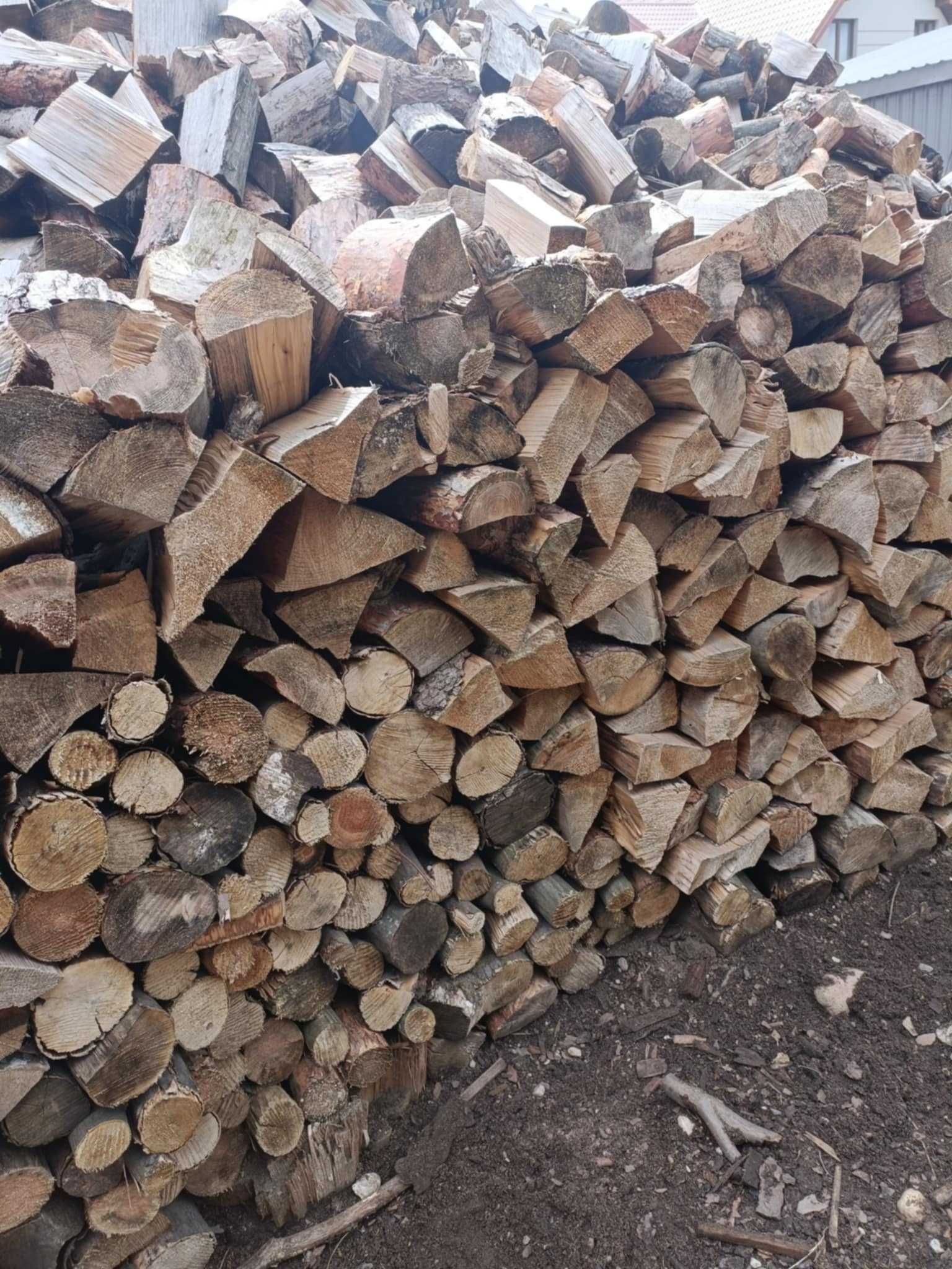 Drzewo opałowe mieszane dużo grabu łupane Mozliwosc dowozu