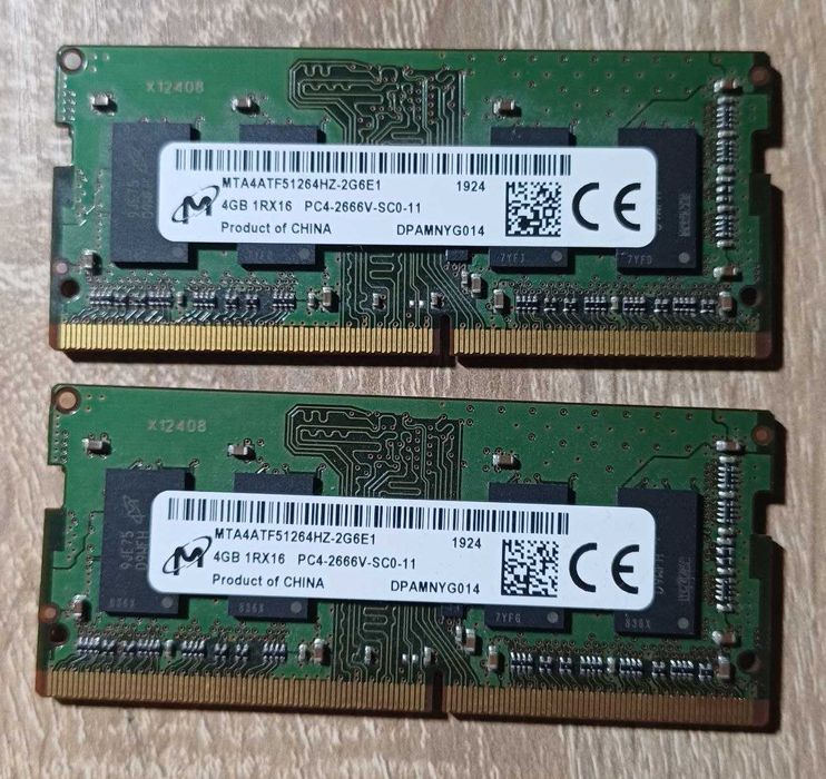 Пам'ять SODIMM DDR4 8Gb, 2666MHz