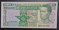 Banknot Ghana 1 cedis z 1982r UNC