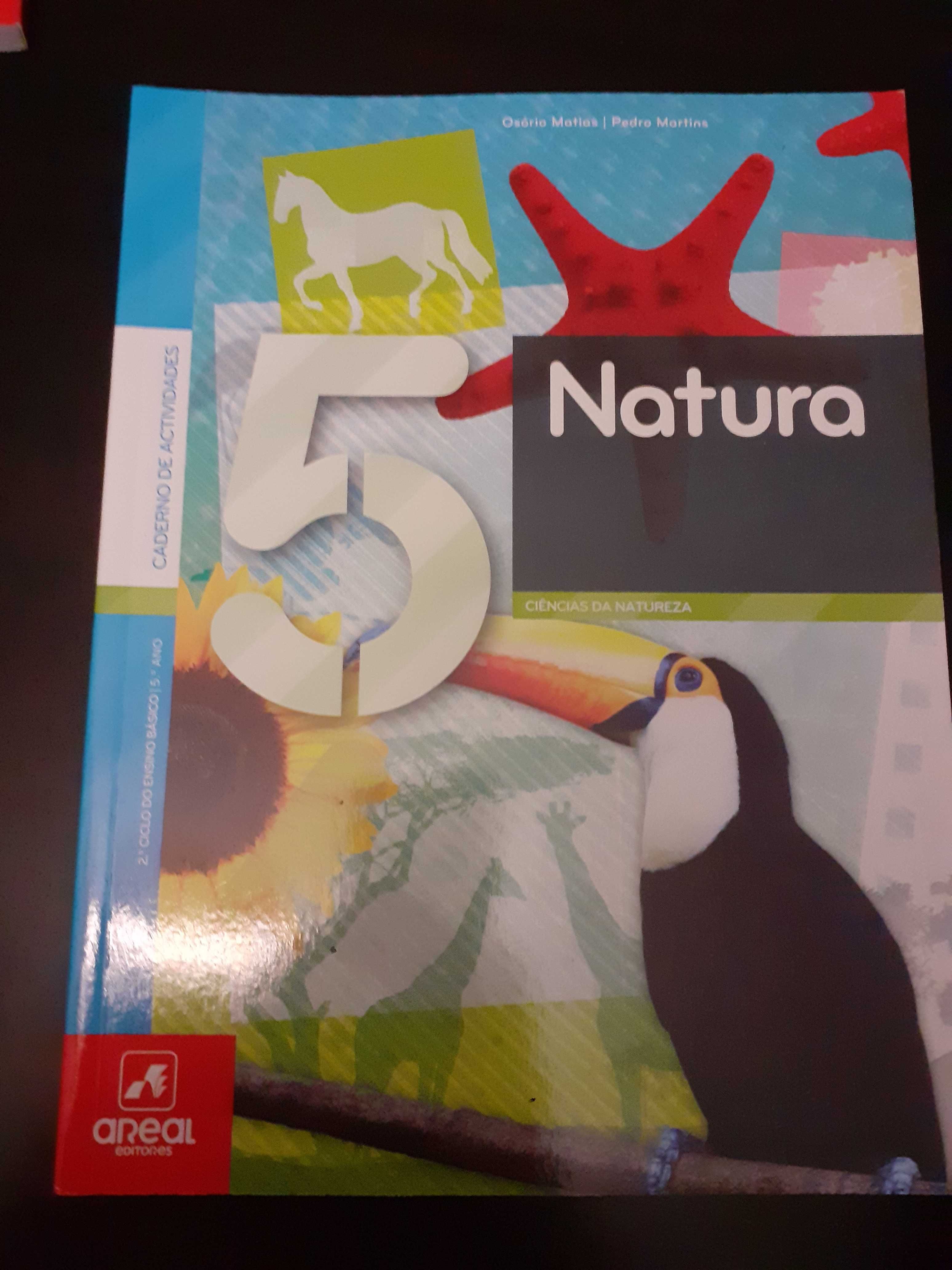 Ciências da Natureza 5.º ano – Manual e caderno atividades Natura 5