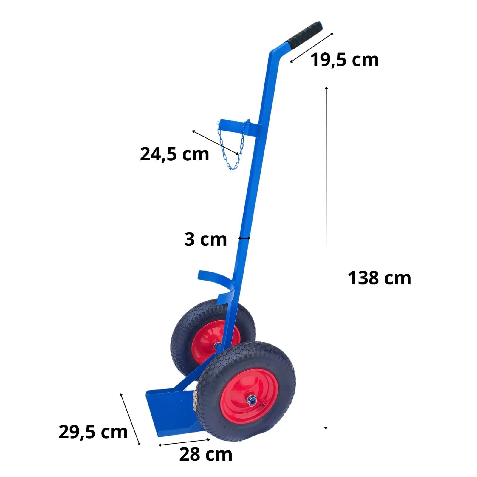 Wózek do transportu butli gazowych