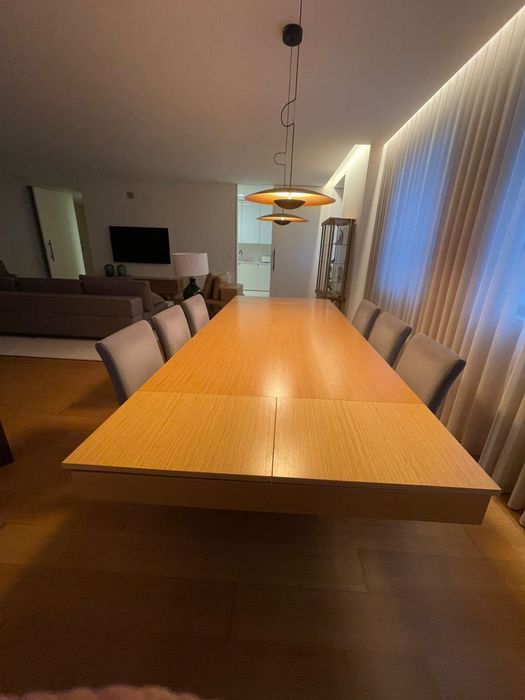 Conjunto Mesa de Jantar (Com Prolongador) + 6 Cadeiras