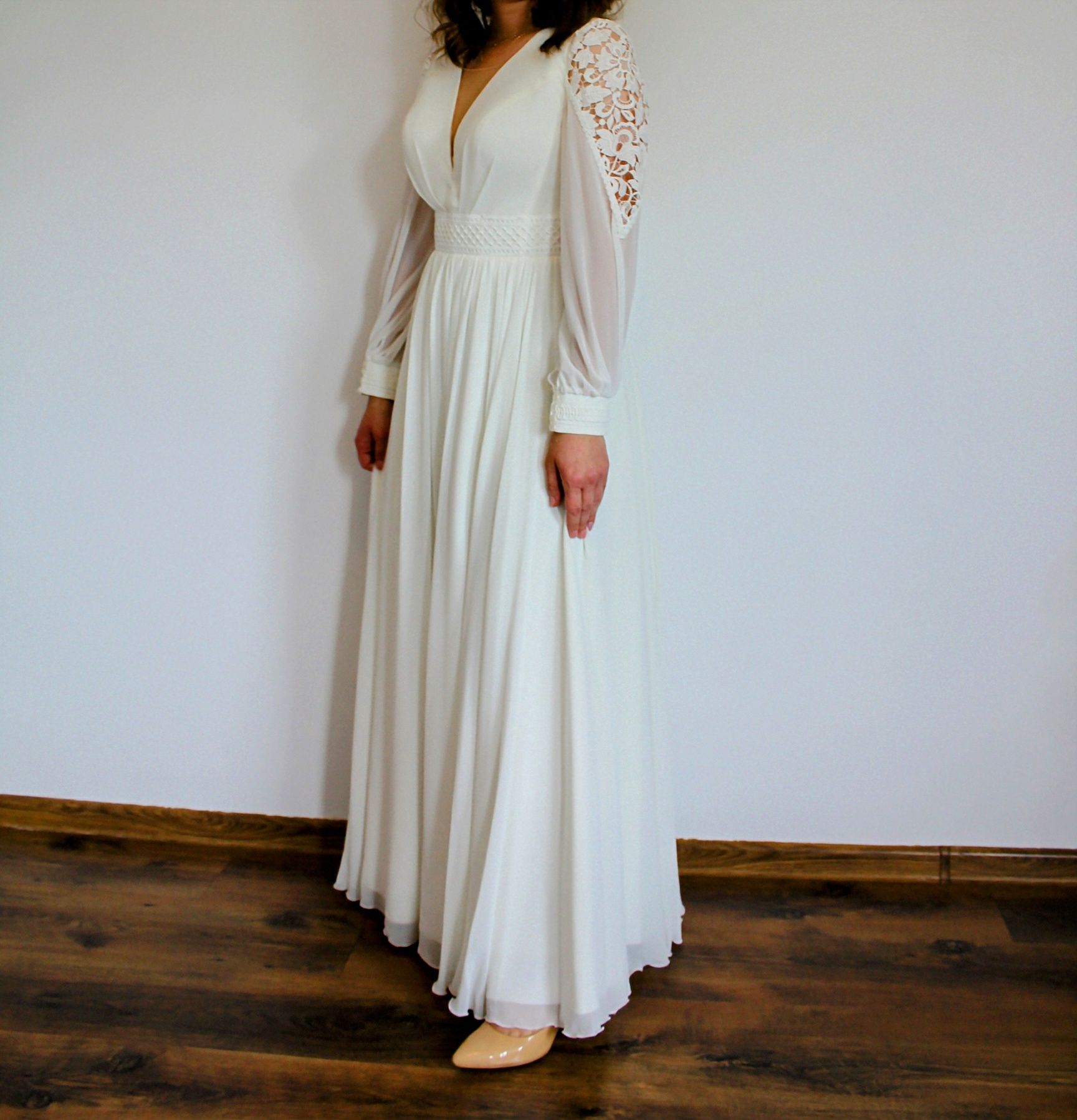 Suknia ślubna M boho