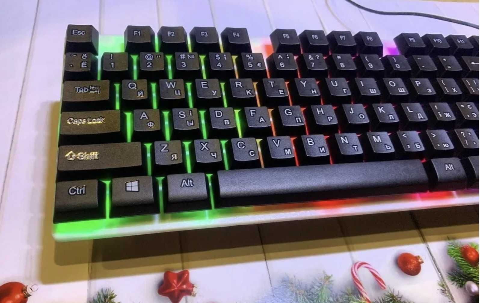 rgb 104 клавіші ігрова клавіатура геймерська з підсвіткою нова игровая