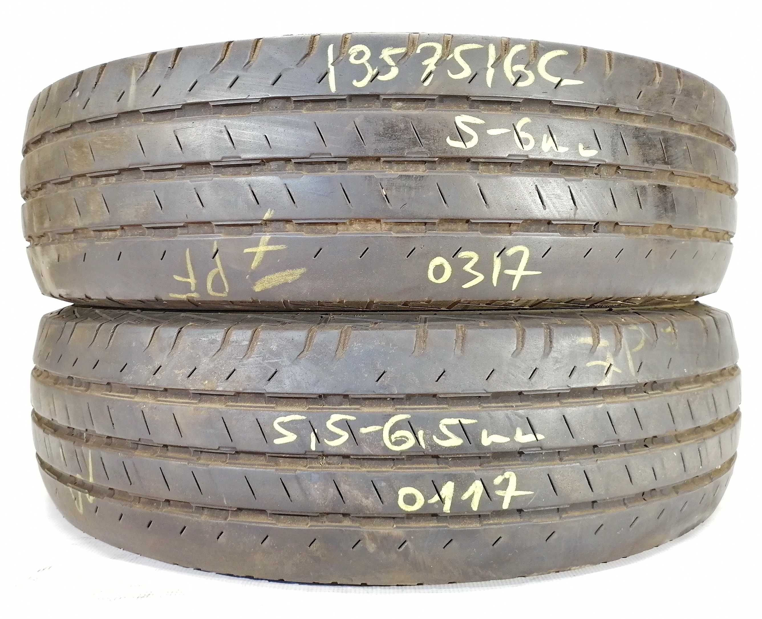 2x 195/75 R16C Continental opony letnie dostawcze 6 mm / montaż