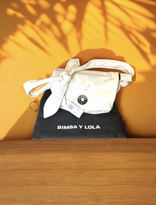 Bimba Y Lola White Shoulder Bag
