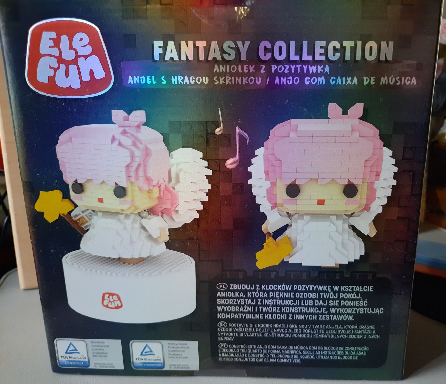 Klocki Elefun Fantasy collection Micro klocki 3D Aniołek z pozytywką