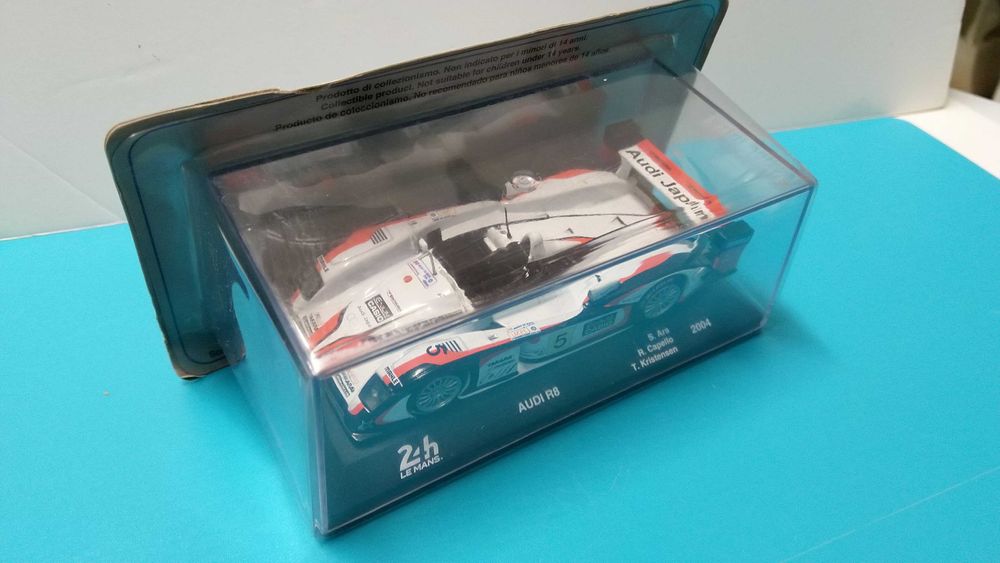 Audi R8 #5: Vencedor 24h Le Mans 2004 - Miniatura IXO escala 1/43