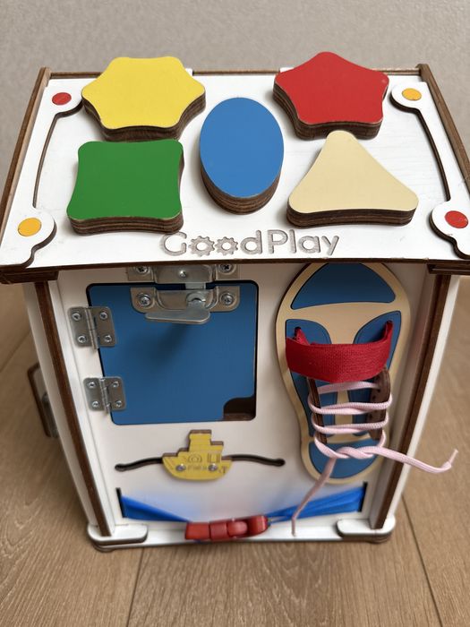 Будиночок розвиваючий/бізікуб 24х24х30 Good Play