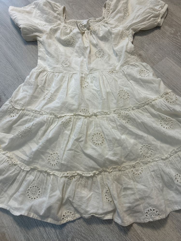 Сарафан льяной  плаття платье на дівчинку zara 4/5/6/7 років