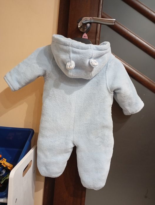 Kombinezon pajac pajacyk wiosenny jesienny polarowy 56 62