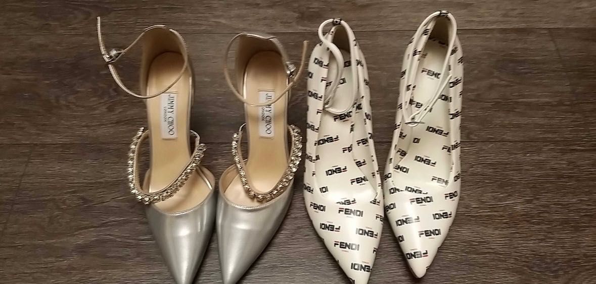 Buty z obcasami Fendi