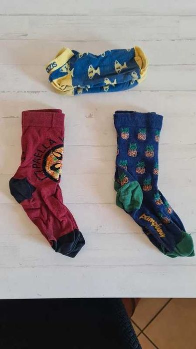 Meias Desportivas FILA e Prozis Tamanho 37-42 Paella Ananás Fruta