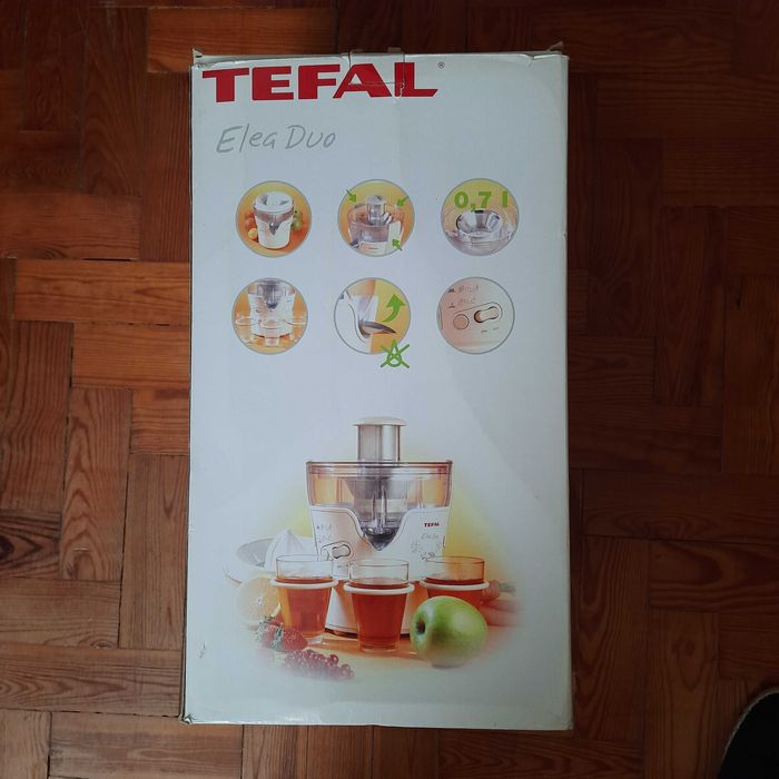 Máquina de sumos / liquidificadora Tefal Elea Duo nova, nunca usada