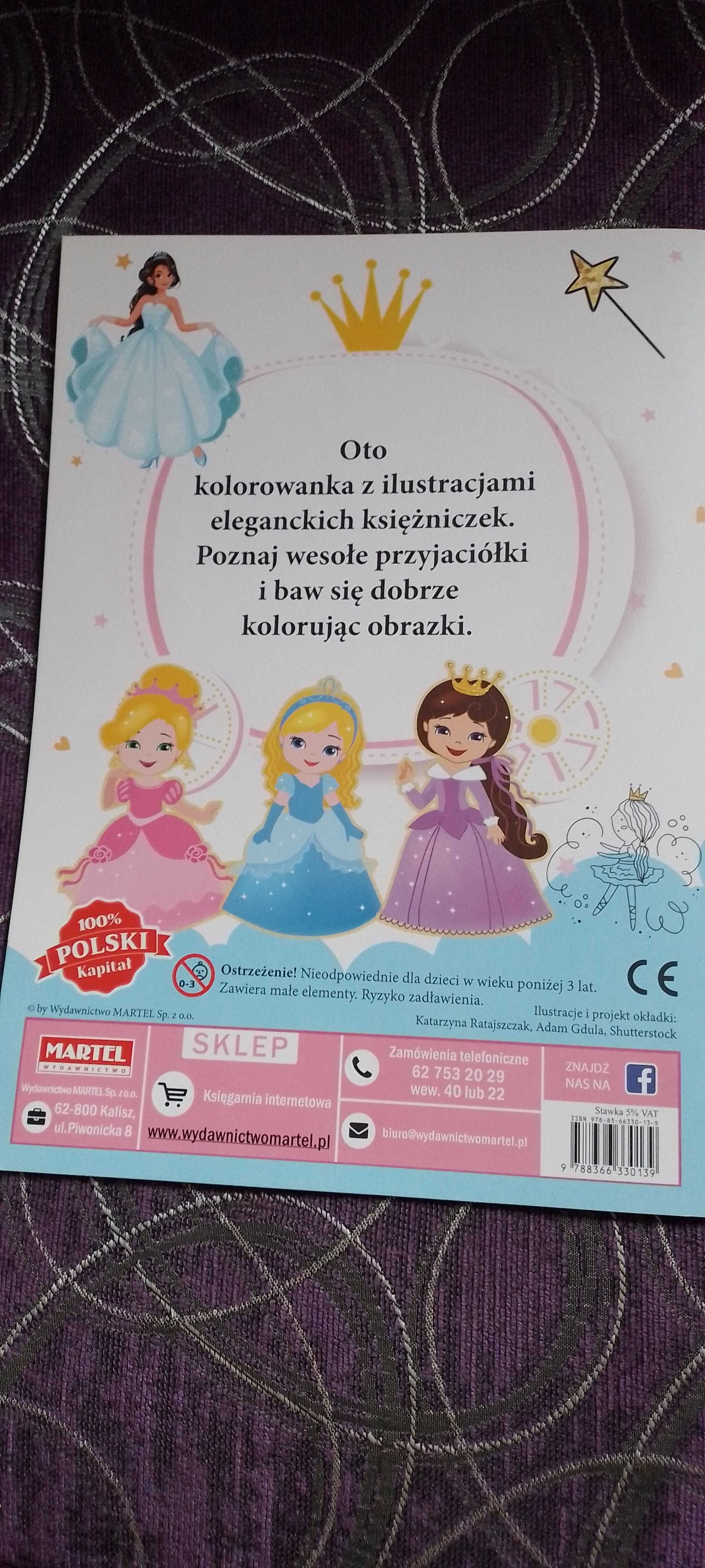 Kolorowanka z naklejkami - Szykowne księżniczki