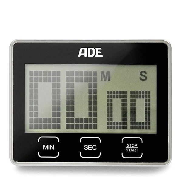 Minutnik elektroniczny ADE, do 99 min. 59 sek, 9 x 7 x 2 cm