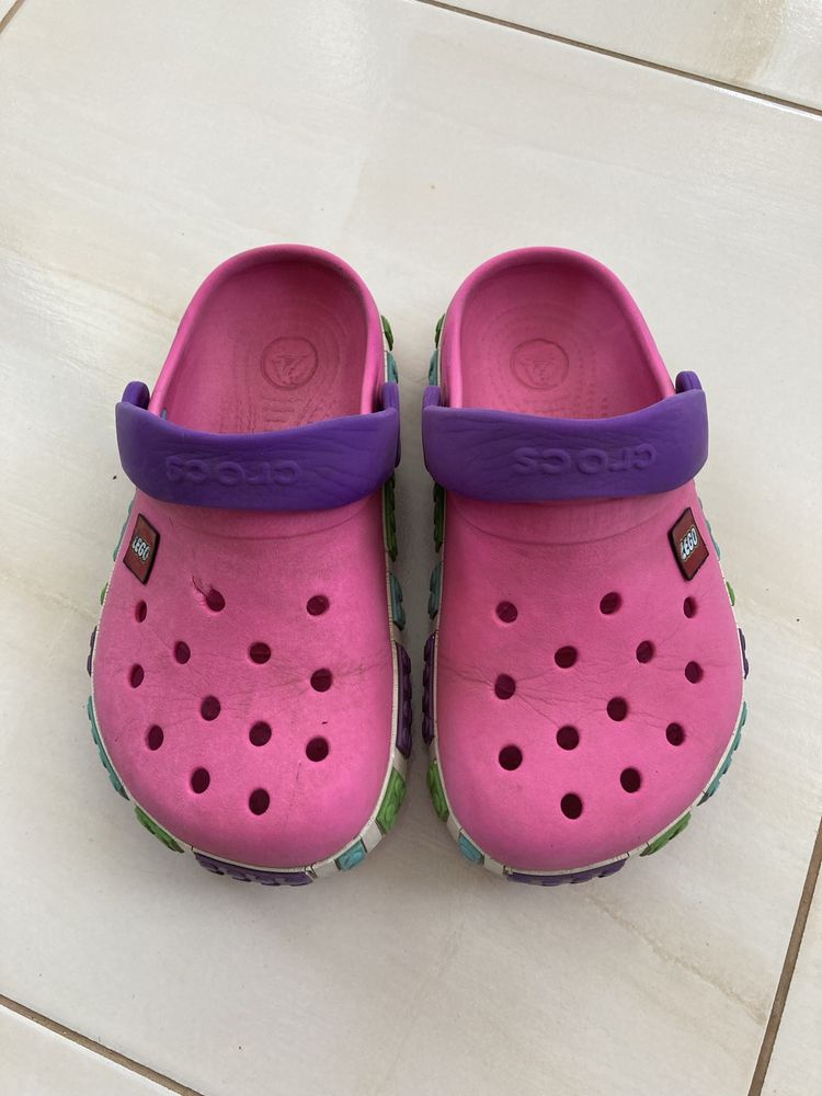Crocs шлепки на девочку 21,5 см