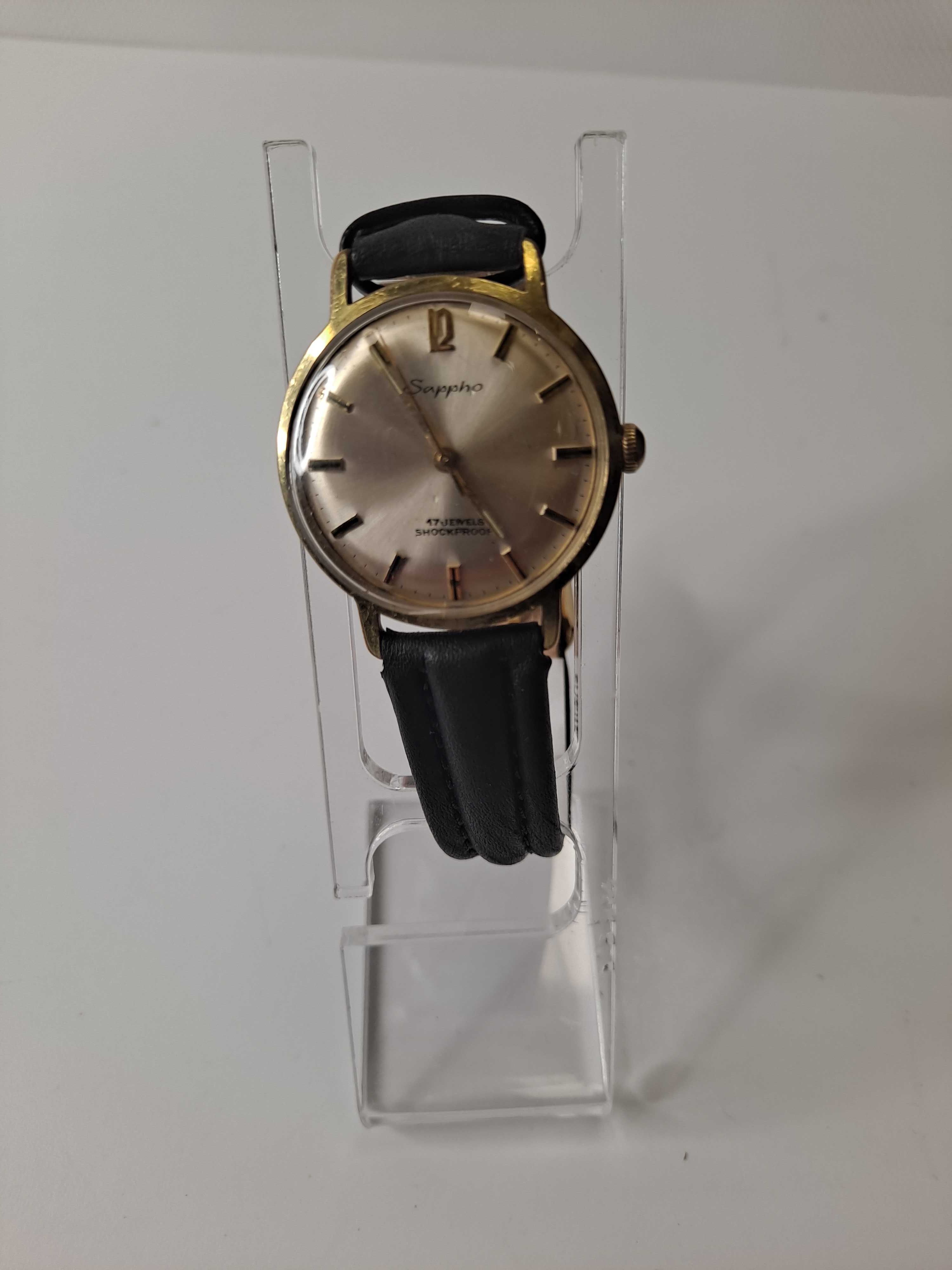 Zegarek Niemiecki mechaniczny Sappho 17 Jewels