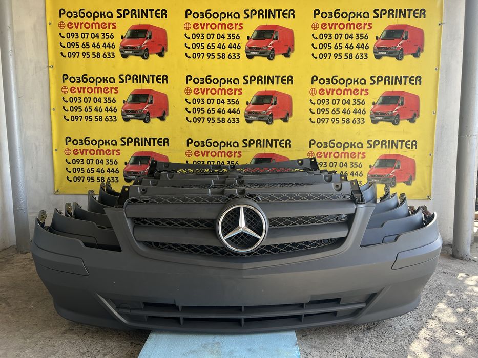 бампер передній віто w639 рестайлінг vito viano