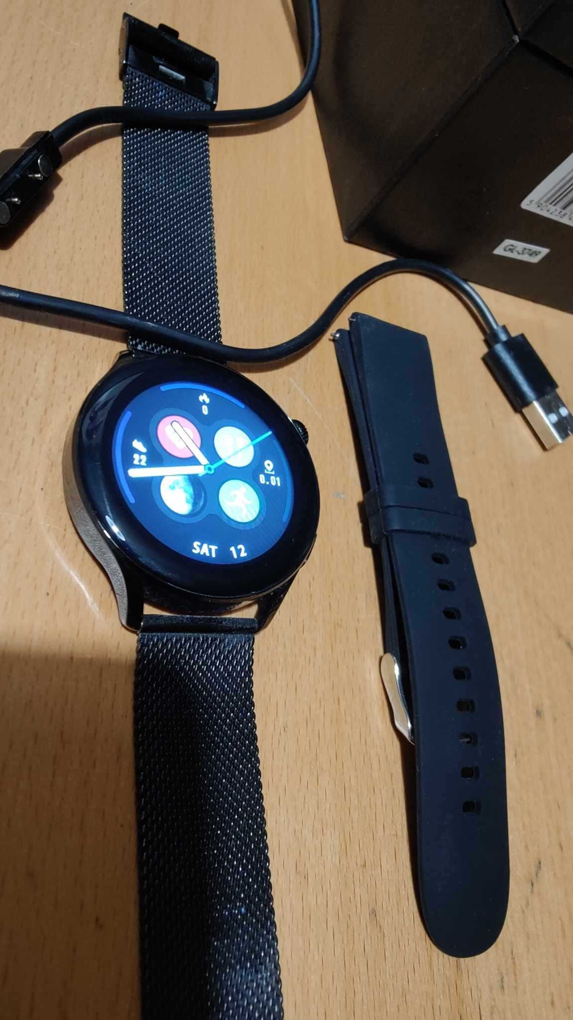 Smartwatch Garett Lady Elegance RT czarny, stalowy