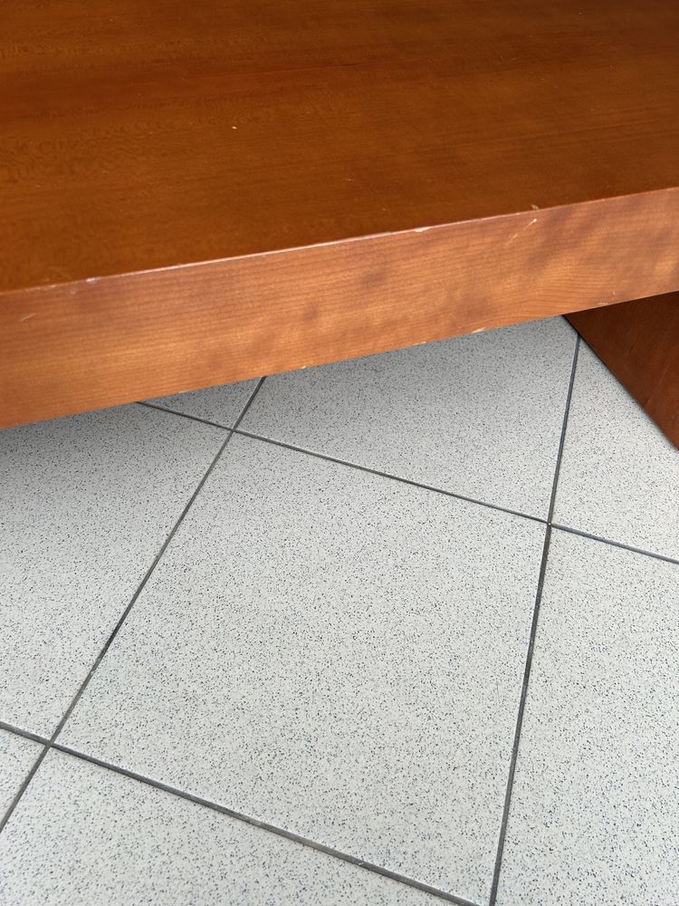 Vendo conjunto mesa + prateleira madeira