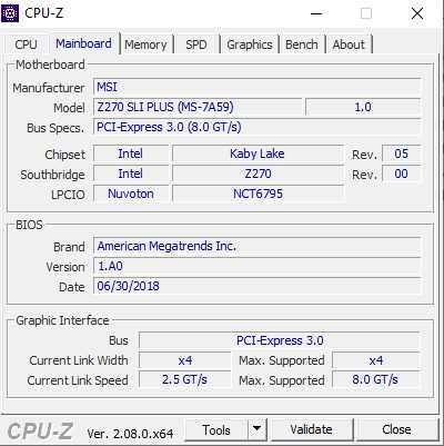 Płyta główna ATX MSI Z270 SLI PLUS LGA 1151