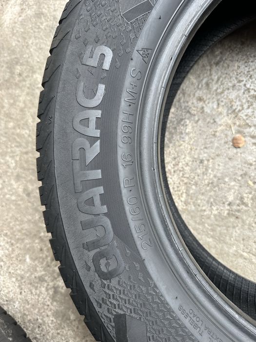 Пара 215/60 R16  Vredestein Quatrac 5  /2шт./всесезон/