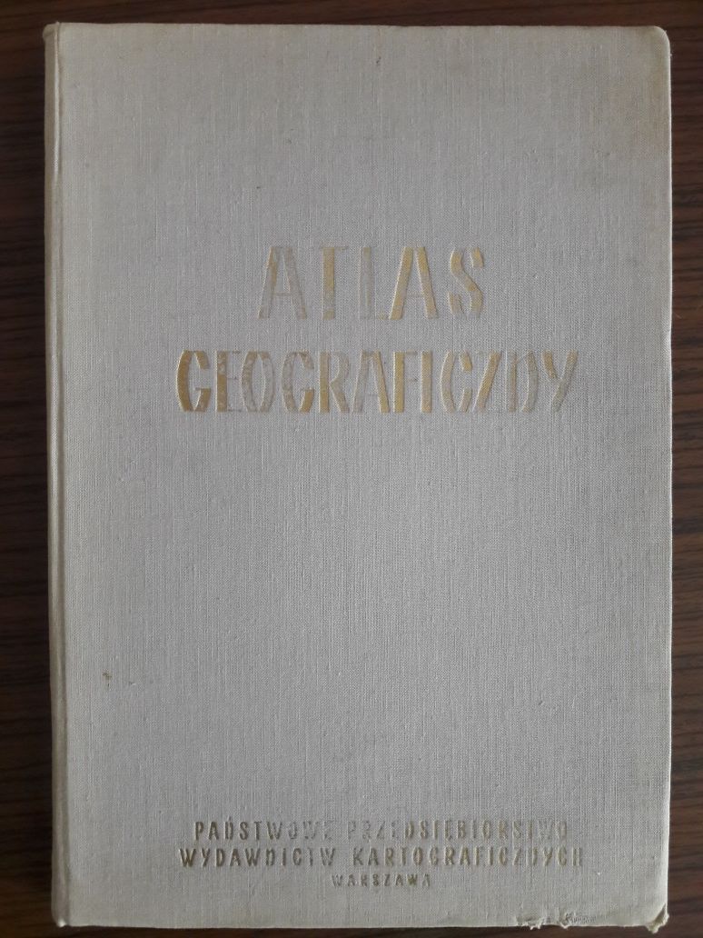 Atlas geograficzny dla szkół średnich