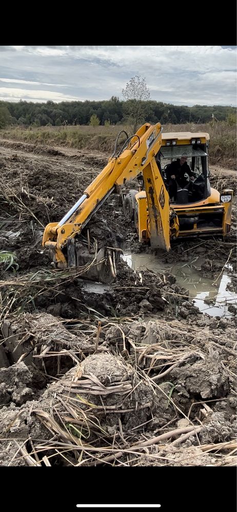 Послуги, оренда ескаватора JCB 3cx та Камаз. Копаємо та вивозимо.