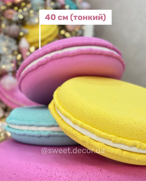 Декоративні макаронси | новорічна прикраса