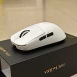 Игровая Vxe R1 Pro Max белая беспроводная мышь 3395, Nordic, 4K герц