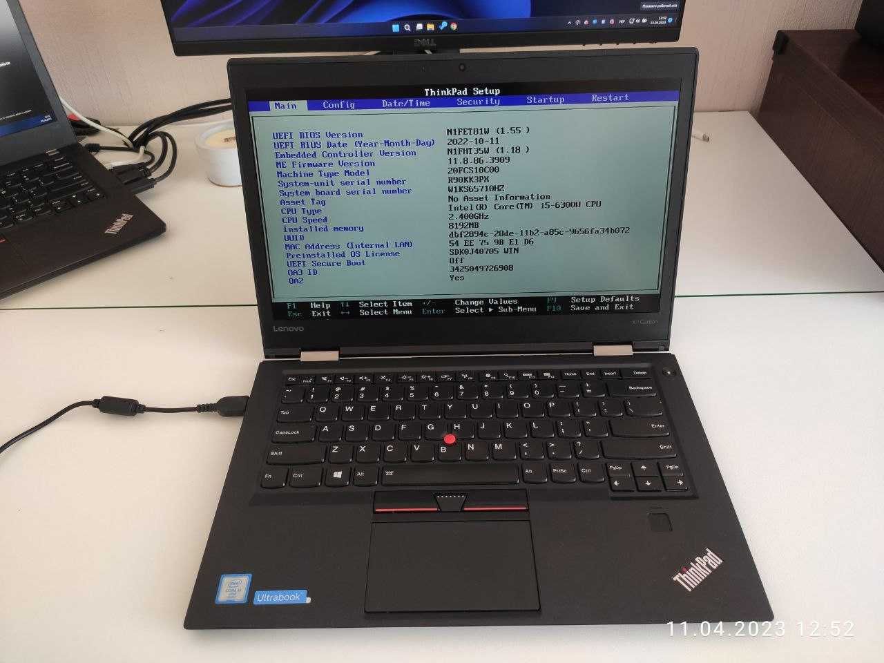 Ноутбук Lenovo ThinkPad X1 Carbon 4th 14" FHD i5-6300U RAM 8 / 256 SSD