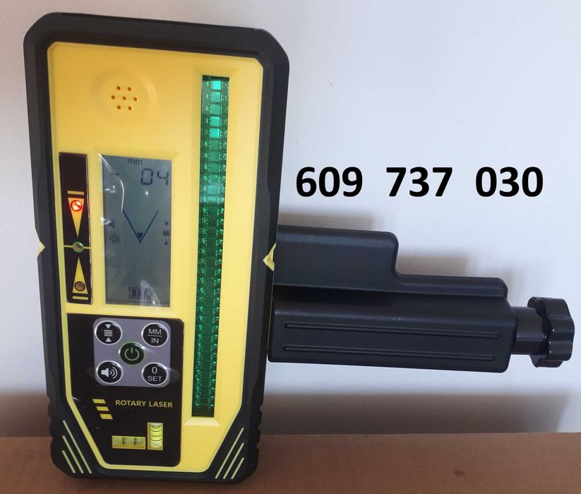 Detektor laserowy odbriornik do niwelatora z odczytem w milimetrach mm