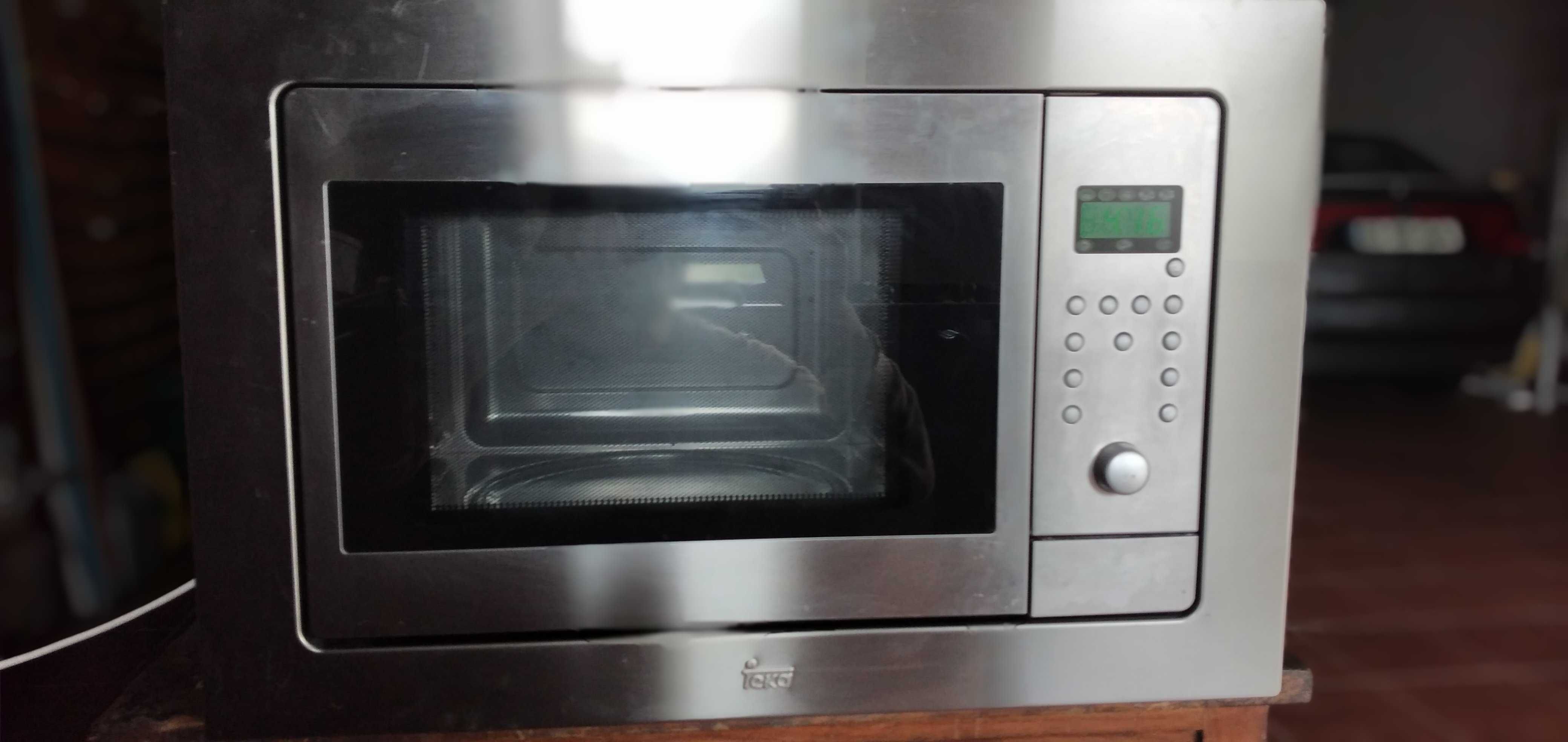 Microondas encastre Inox C/Gril SMEG
