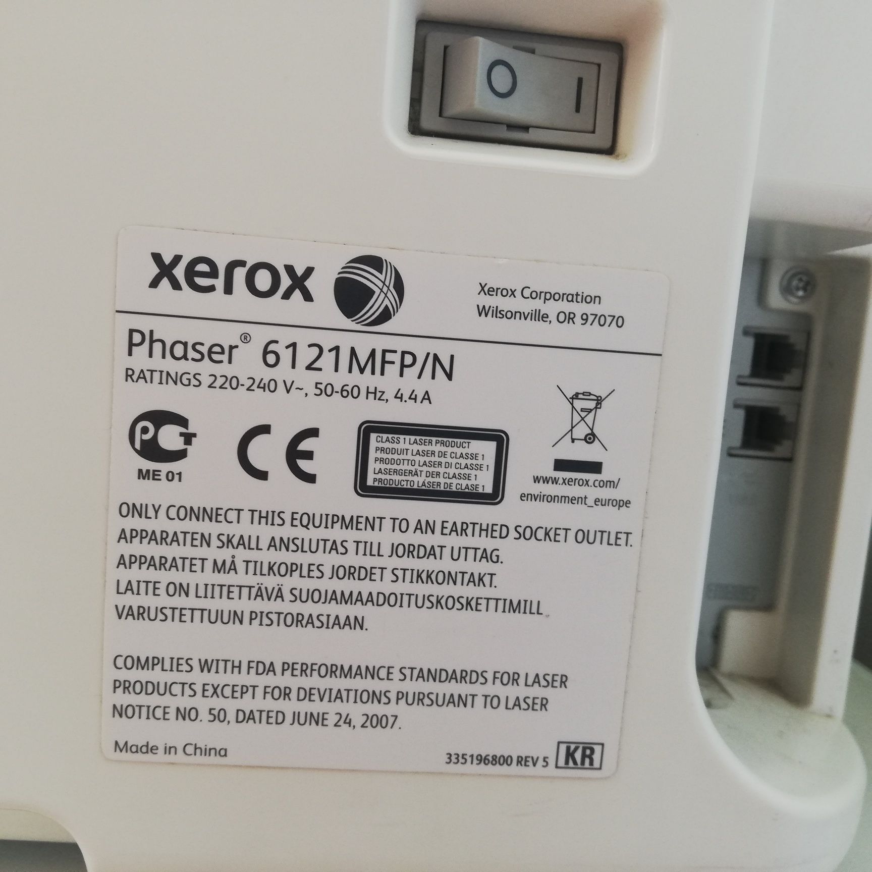 Impressora Xerox Phaser 6121 MFP