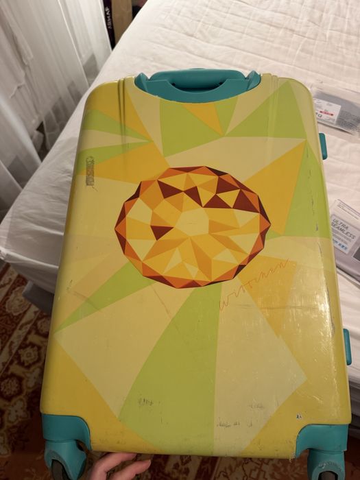 Walizka Wittchen średnia z ABS z ananasem