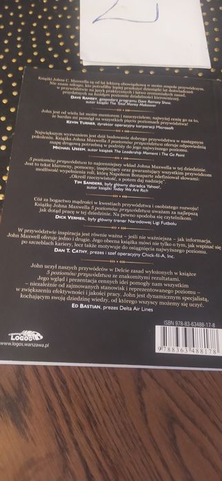 John C. Maxwell 5 Poziomów Przywódźtwa