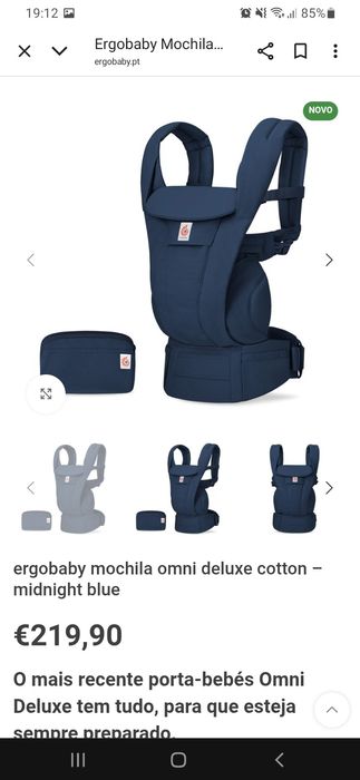 Canguru - mochila para bebé Ergobaby