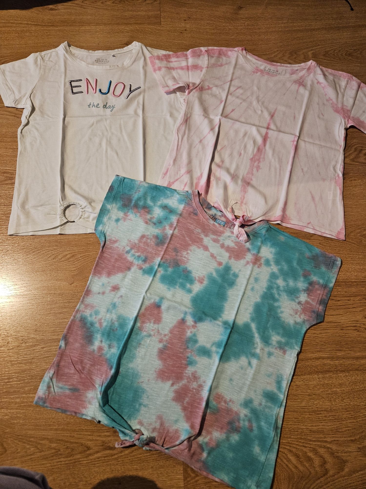 Zestaw paczka  ubrań 158/164 bluzy t- shirty h&m Reserved