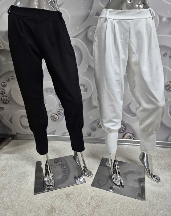 Włoski spodnie alladynki białe rozmiar uniwersalny, M, L, XL, 2XL