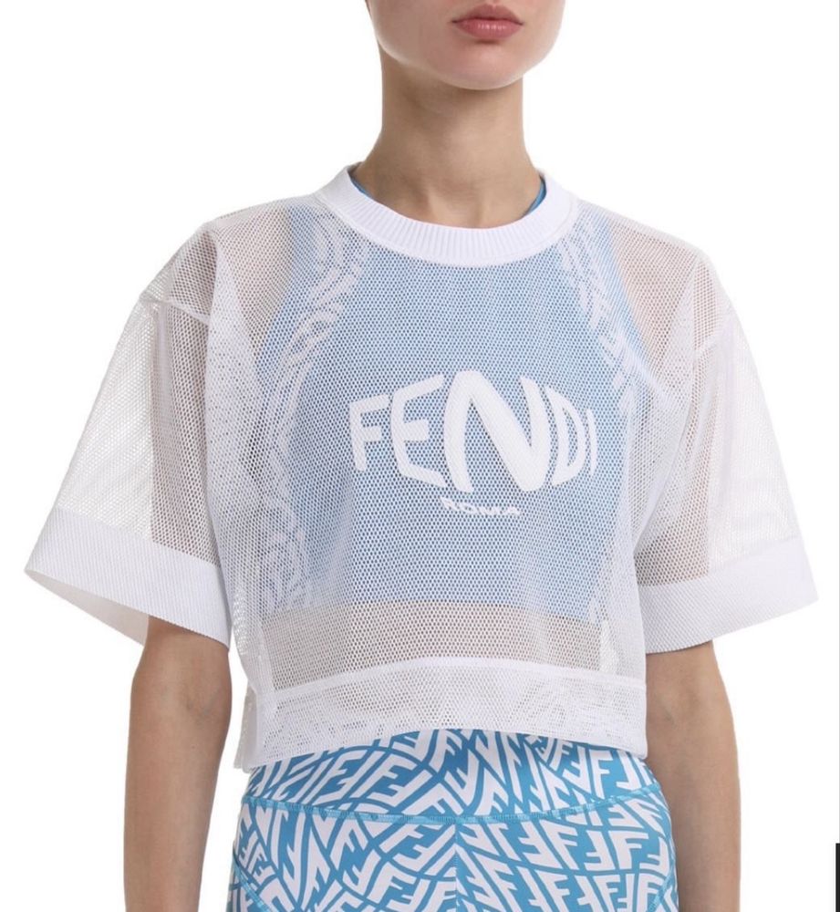 Fendi топ з аплікацією  оригінал