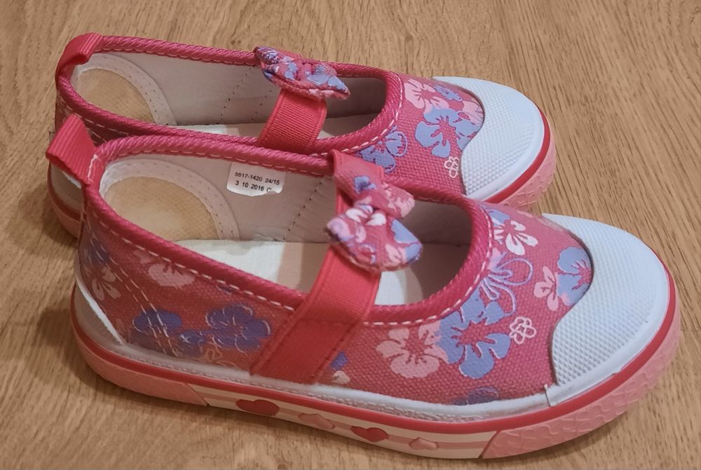 Макасіни (кеди) Arial для дівчинки, 24 розмір