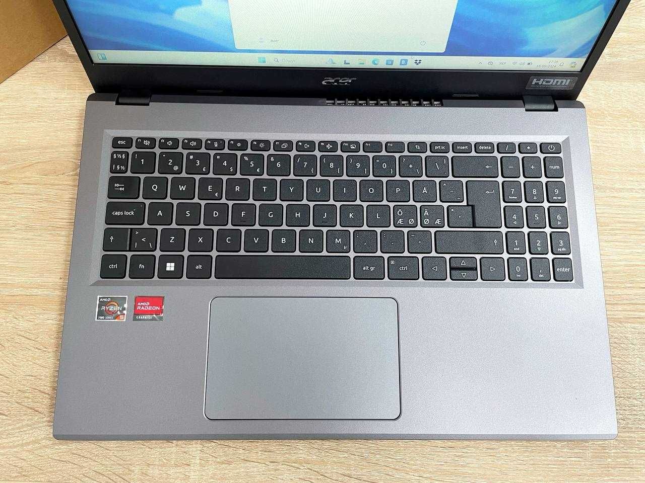 Ноутбук Acer Extensa 15- Ryzen 5-7520/15.6'/ 16/512gb/ WIN11 pro Нові