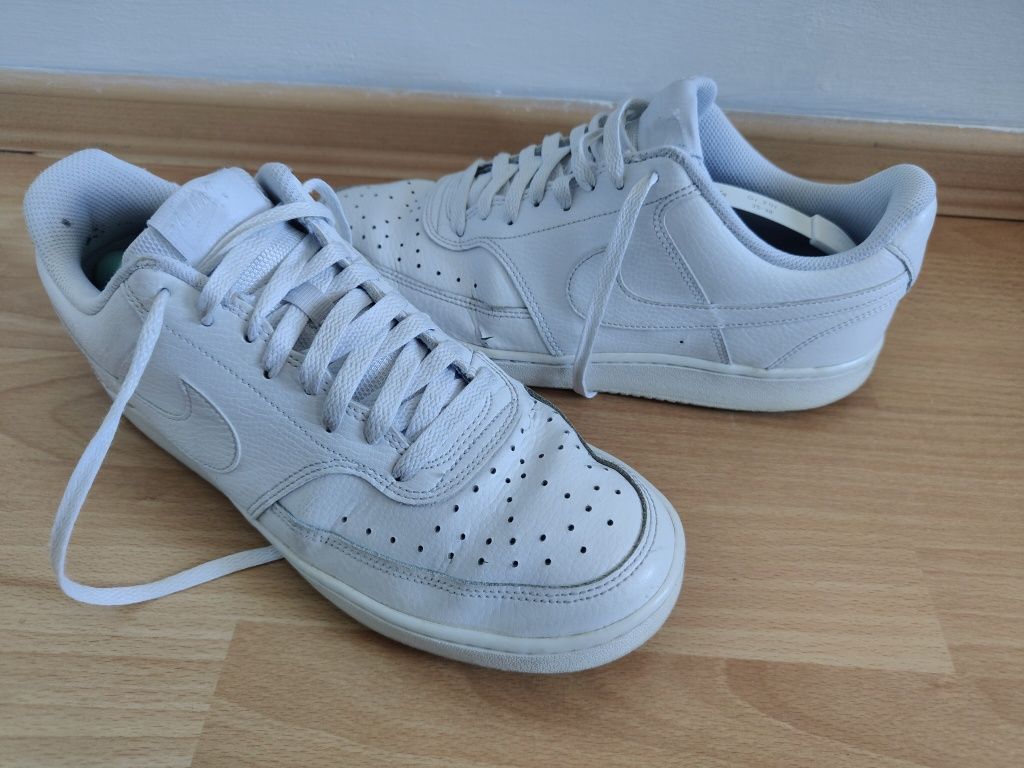 Nike buty sportowe court vision low Sneakersy białe r 44 wkładka 28cm